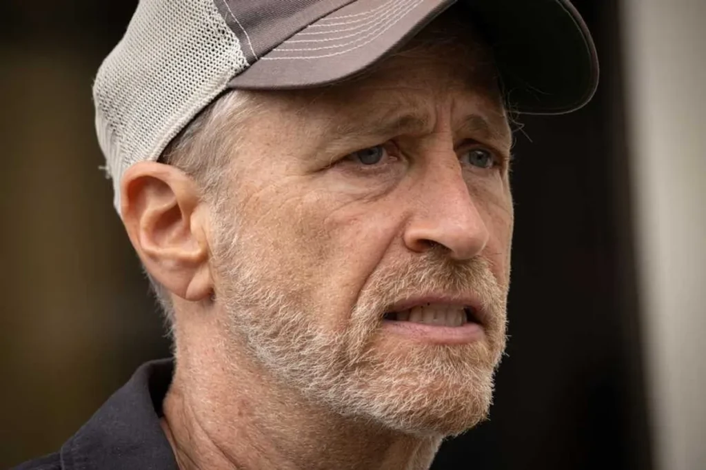 Jon Stewart ridicules Trump after dinner jokes throw allies into ‘existential crisis’