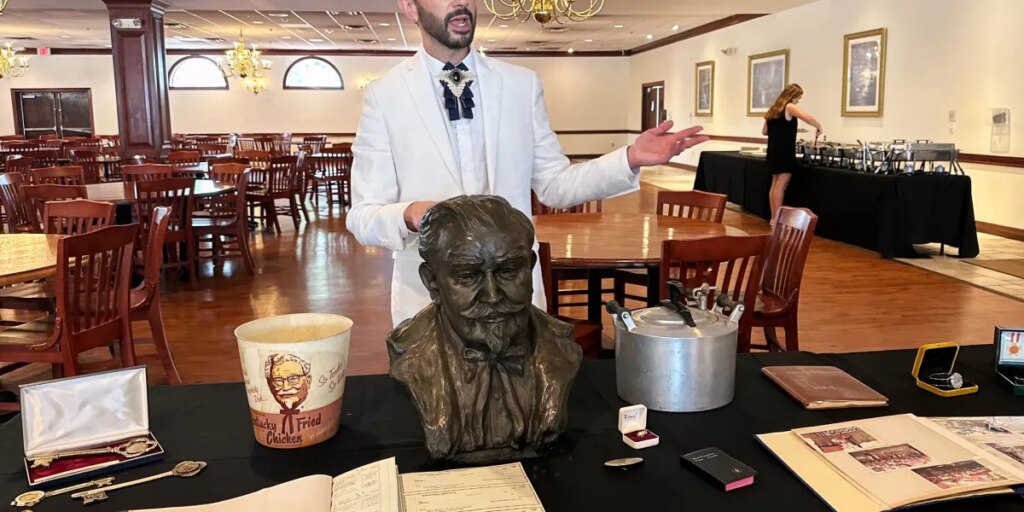 ‘He did wear clip-ons’: KFC founder Colonel Sanders’ pressure cooker, bow ties, former home up for auction