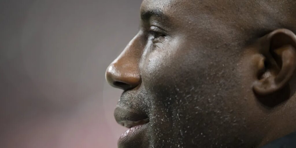 ‘It is okay not to be okay’: NFL legend Terrell Davis joins growing roster of athletes partnering with big pharma to raise health awareness
