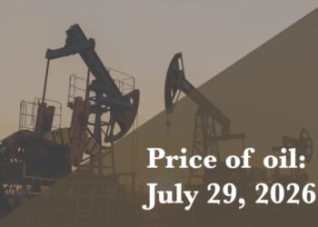Current price of oil as of July 29, 2026