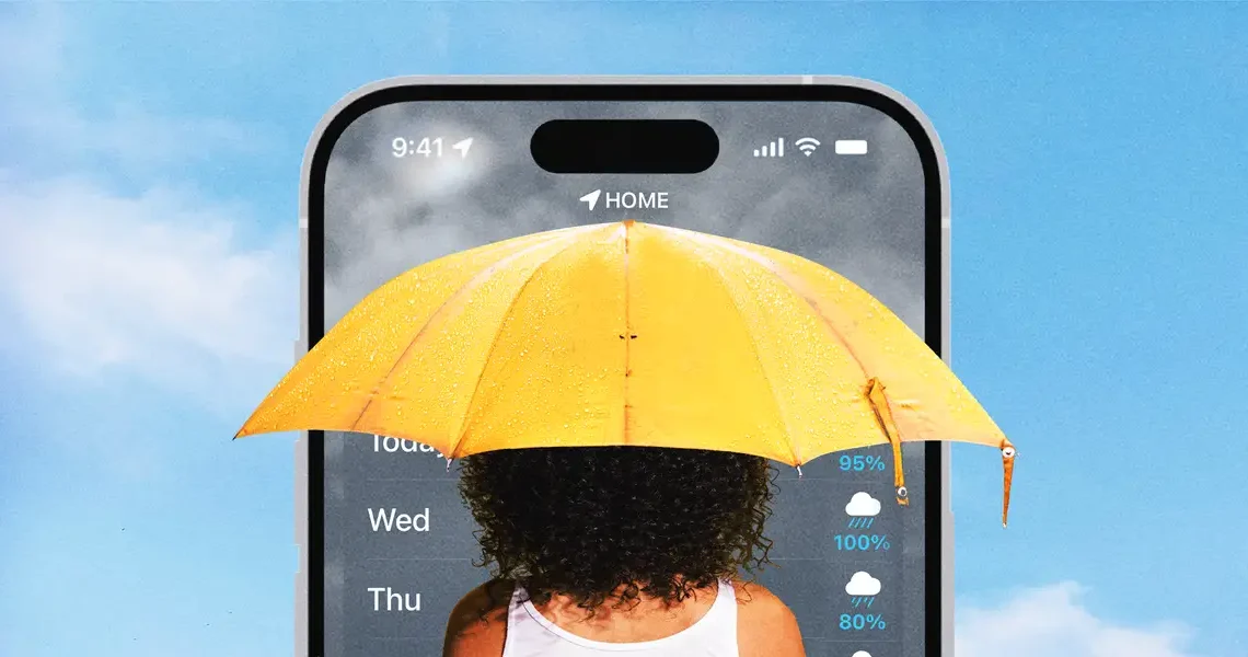 The weather app is putting a damper on America’s summer plans