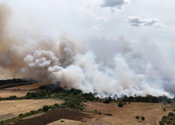 ‘Major Incident’ Declared as England Wildfire Swells to Size of 210 Soccer Pitches