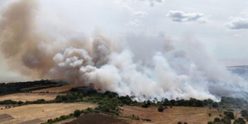 ‘Major Incident’ Declared as England Wildfire Swells to Size of 210 Soccer Pitches