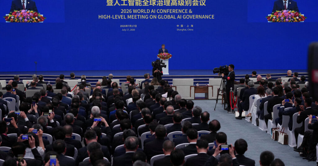 China’s Leader Pitches ‘Openness’ in Push to Shape A.I.