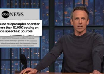 Late Night Is Amused by Alleged White House Teleprompter Grift