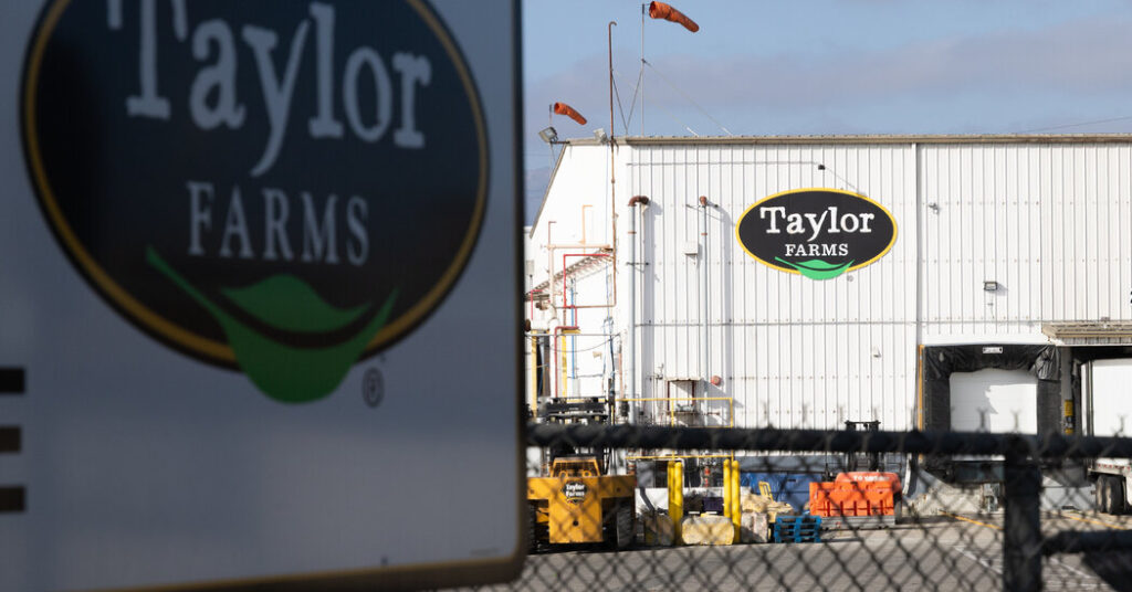 Taylor Farms Expands Iceberg Lettuce Recall to 27 States