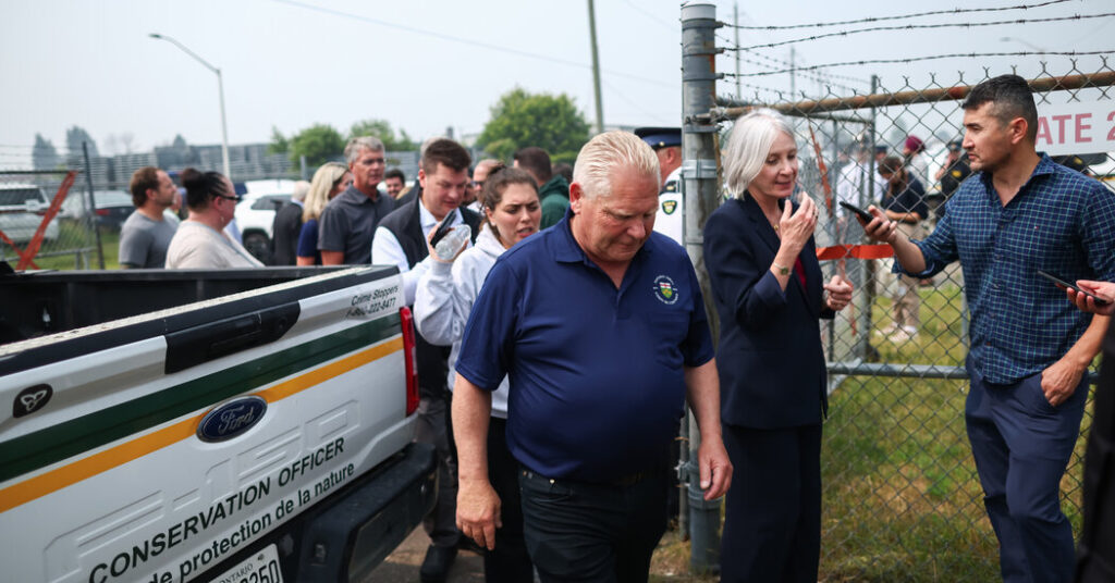 Ontario Wildfires Rage On, Forcing Rescues and Evacuations