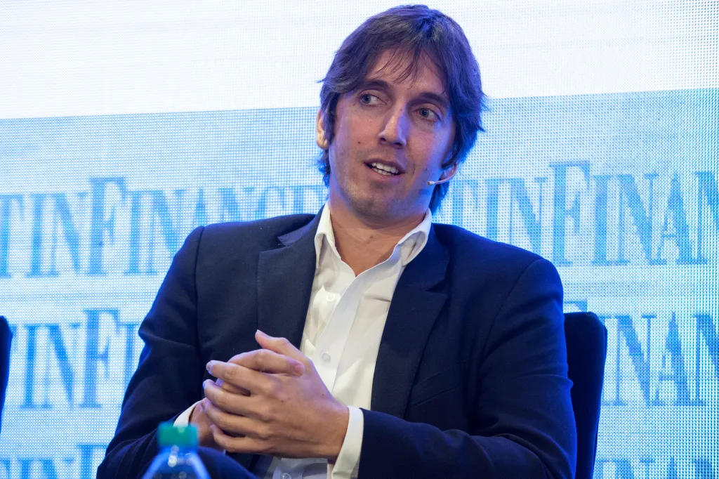 Rogelio Nores, CEO of Stoneway Capital Corp., speaks at the LatinFinance Argentina Financial Summit.