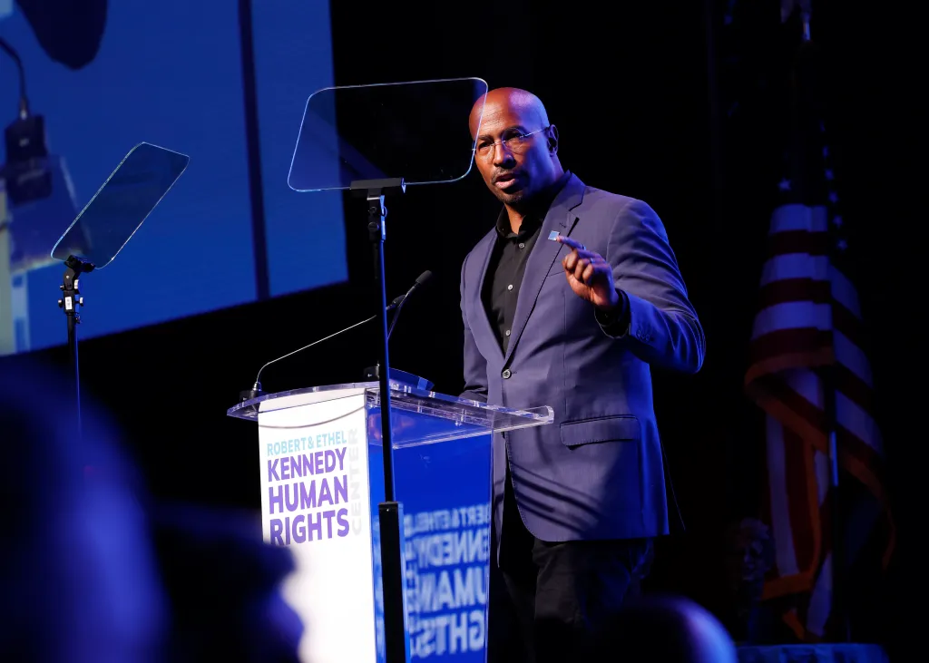 Van Jones speaks onstage at the Robert F. Kennedy Human Rights' 2025 Ripple of Hope Gala.