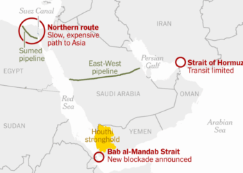 See How Houthis Put the Red Sea at Risk as an Alternative Oil Route