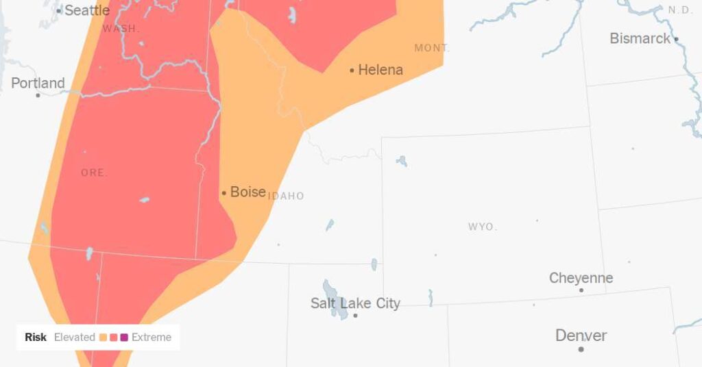 Hot, Dry, Breezy Weather Raises Wildfire Fears Across the Northwest This Weekend