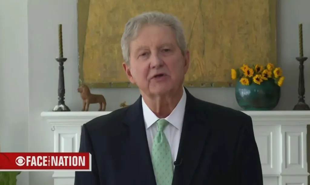 Louisiana Senator John Kennedy speaking on CBS News' Face the Nation.