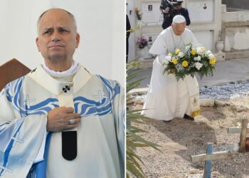 Pope Leo marks 4th of July by praying in Lampedusa for migrants who died