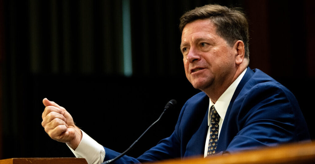 Senate Panel Advances Jay Clayton as Next Spy Chief on Party-Line Vote