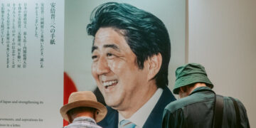 Japan’s Leader Invokes Her Hero, Shinzo Abe, to Drive Nationalist Agenda