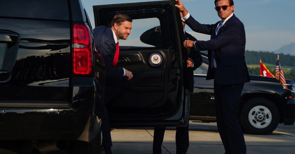 Member of Vance’s Secret Service Detail Under Investigation