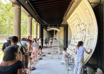 Rare Pompeii Ceiling Is Restored From Fragments, Depicting Scene From Myth