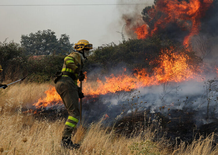 Fires Rage in Spain and France, Forcing Thousands to Flee