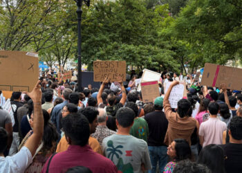 The Indian Diaspora in New York Joins the ‘Cockroach Party’ Protests