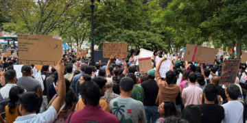 The Indian Diaspora in New York Joins the ‘Cockroach Party’ Protests