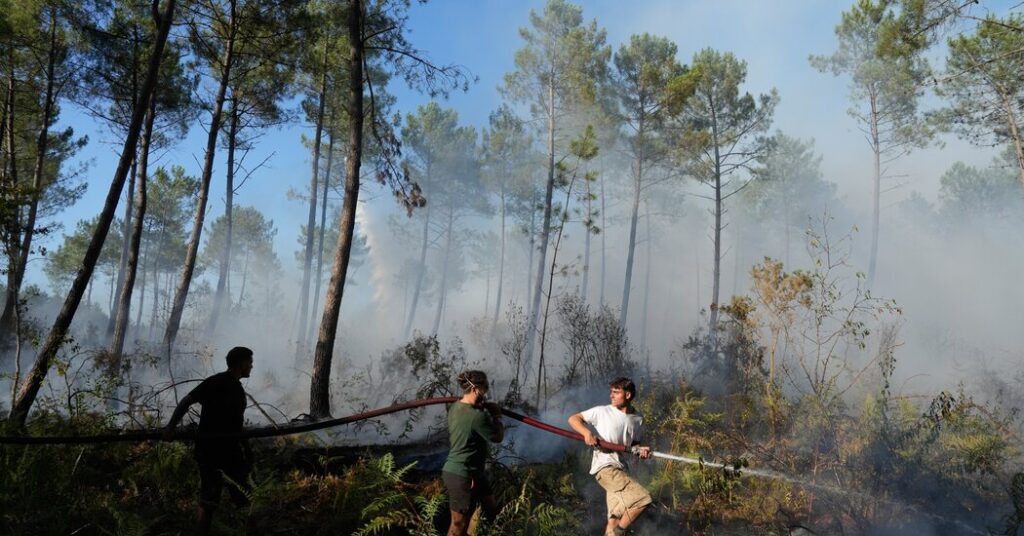 Broiling Weather Threatens Further Spread of Fires in France and Spain