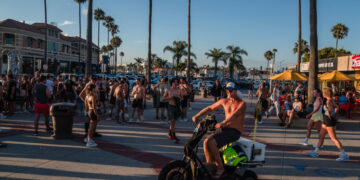 A California Beach City Struggles to Cope With Rowdy Outsiders