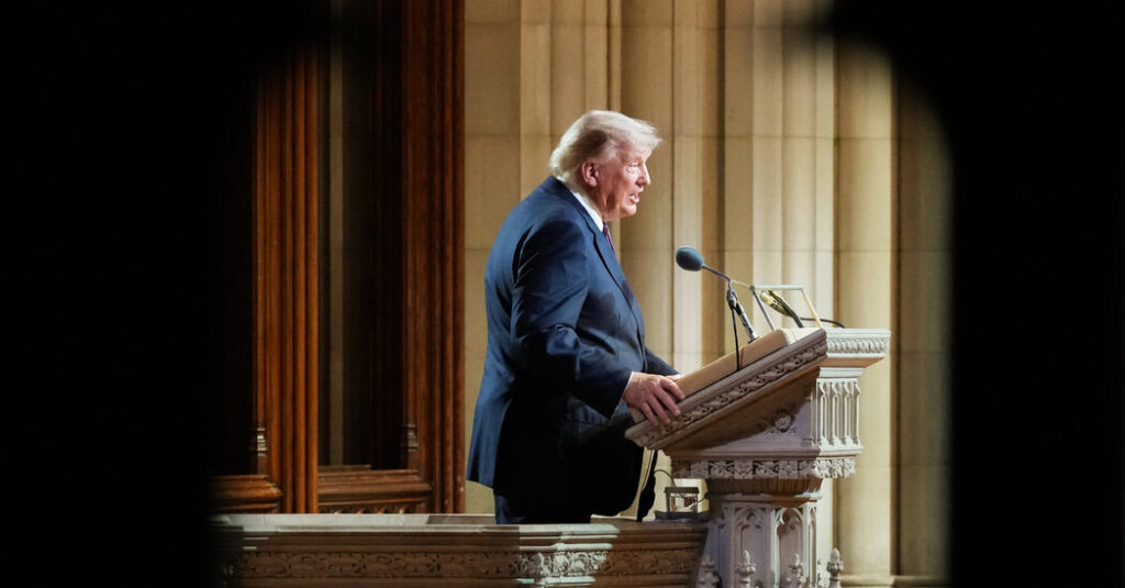 At Graham’s Farewell, a Glimpse Into Power in Trump’s Washington