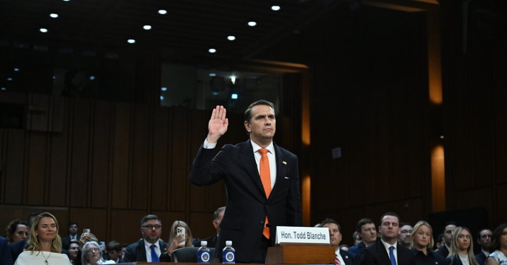 Senate Democrats Press Blanche on Times Subpoenas