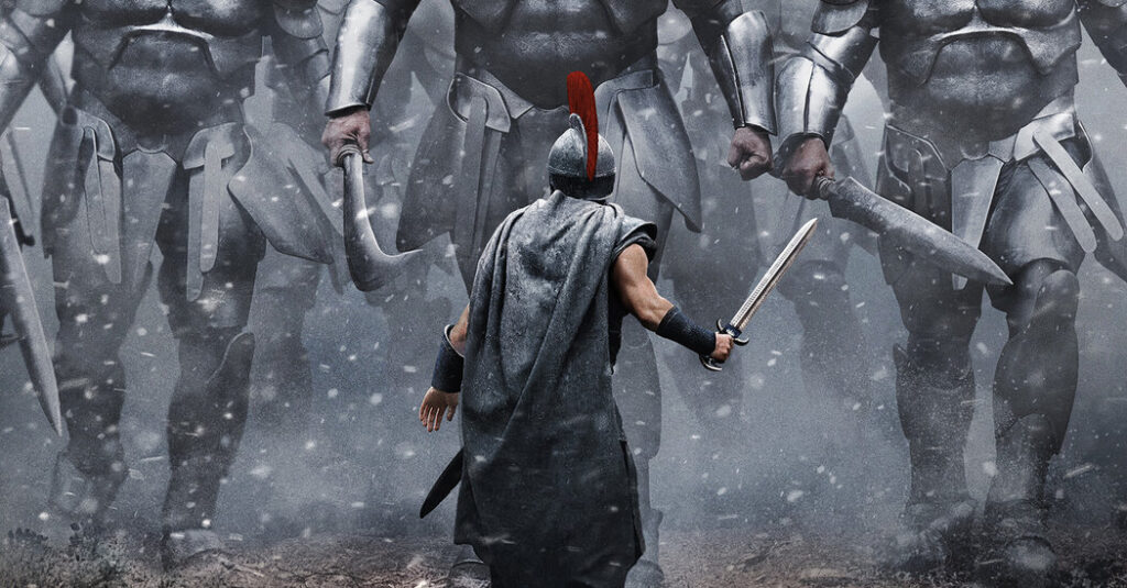 Matt Damon’s Biceps in That ‘Odyssey’ Fight Scene? They’re Hers.