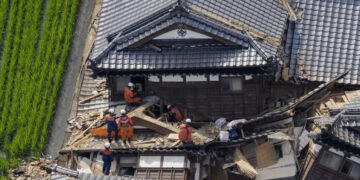 Japan ‘Races Against Time’ to Reach People Trapped After Large Quake