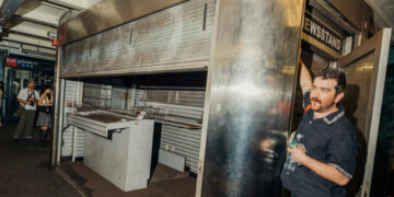 Transforming an Old Newsstand Into a Celebration of Subways