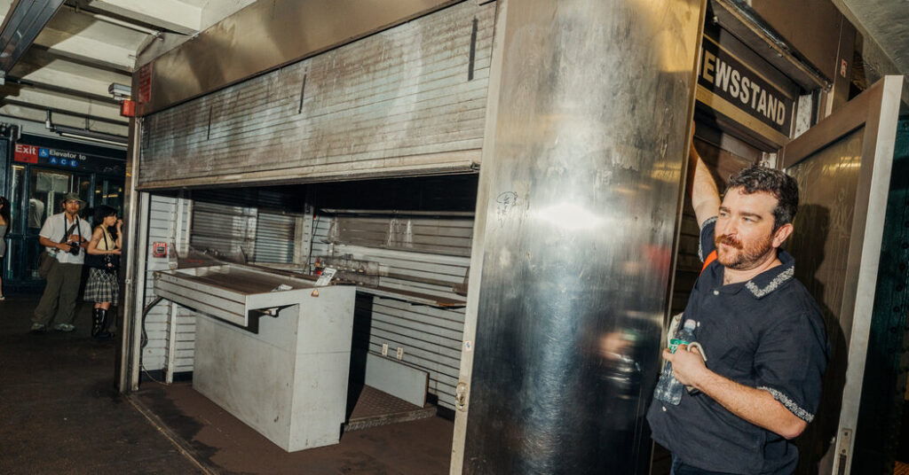 Transforming an Old Newsstand Into a Celebration of Subways