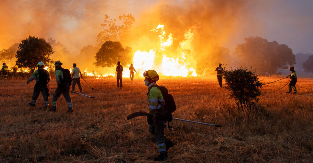 Earth’s Warming Primed France and Spain to Burn, Scientists Find