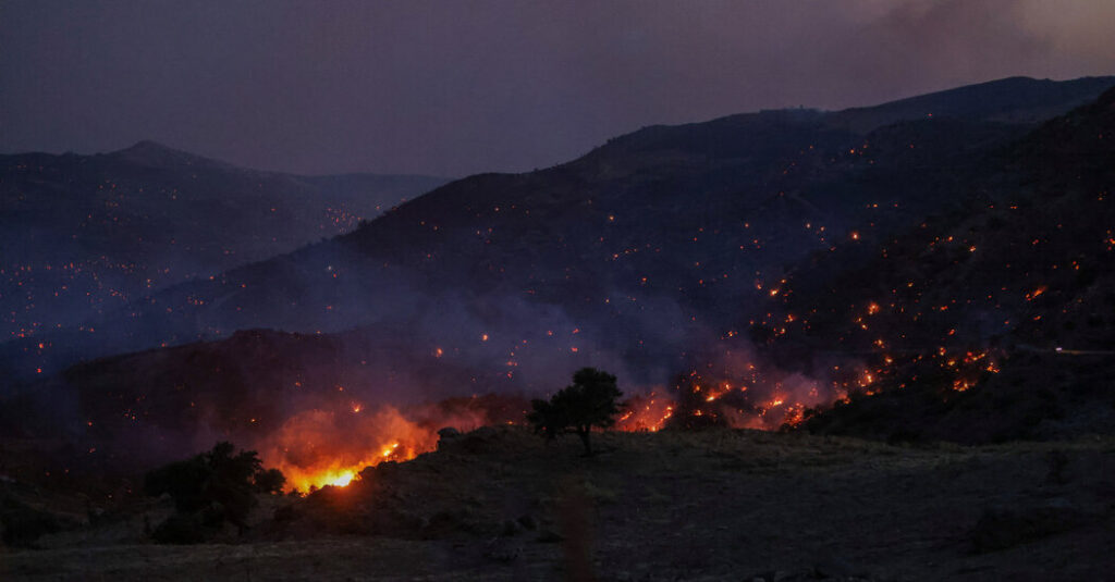 ‘Nightmarish’ Wildfire in Crete Kills Two Firefighters as Thousands Evacuate