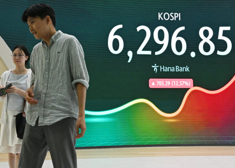 In Another Wild Day for South Korean Stocks, Market Surges 15 Percent