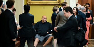 Amid Talk of a Party Switch, Fetterman Vows ‘Never’