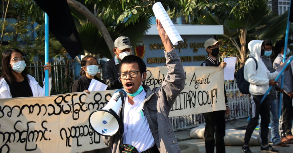 Myanmar’s Junta Tries to Soften Its Image Abroad but Cracks Down at Home