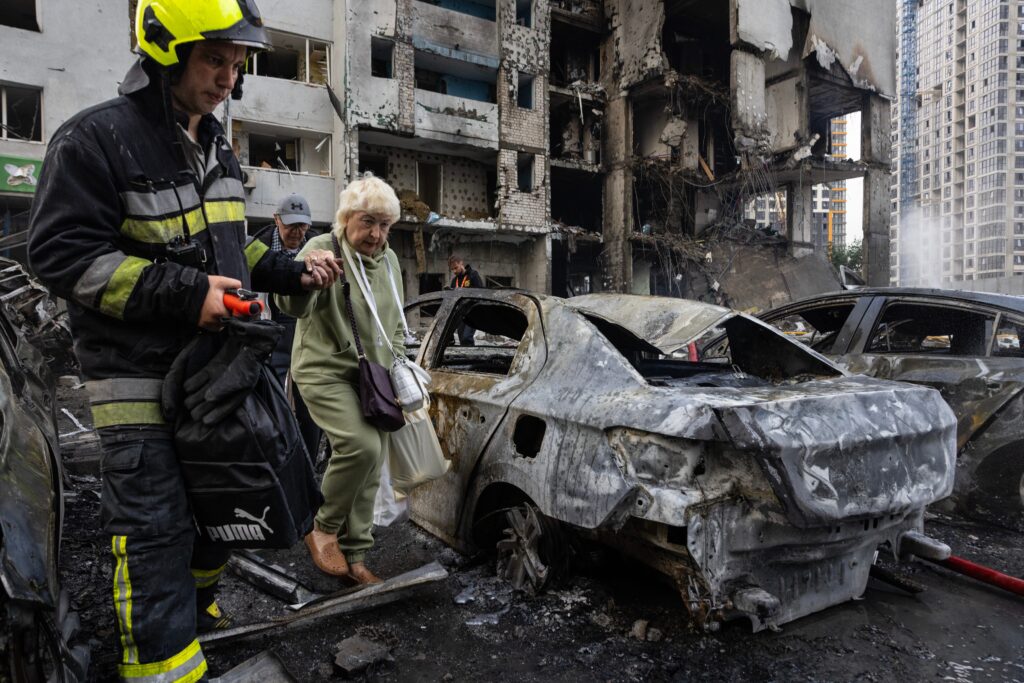 Deadly Russian strikes hit Ukraine’s capital ahead of key NATO meeting