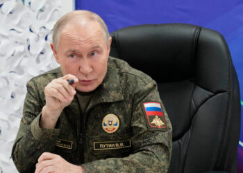 Putin visits military installation, vowing to take more of Ukraine