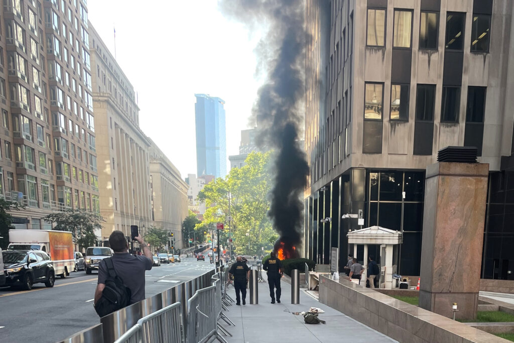 Veteran with ‘anti-ICE’ views targeted federal building in New York, FBI says