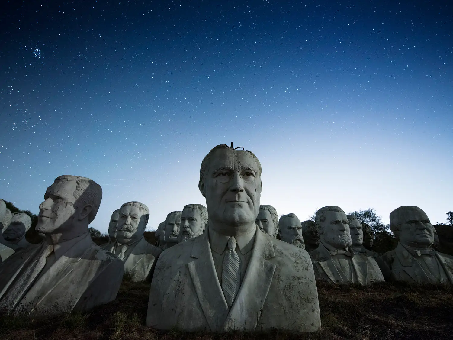Plashal enjoys taking photos of the heads at night.