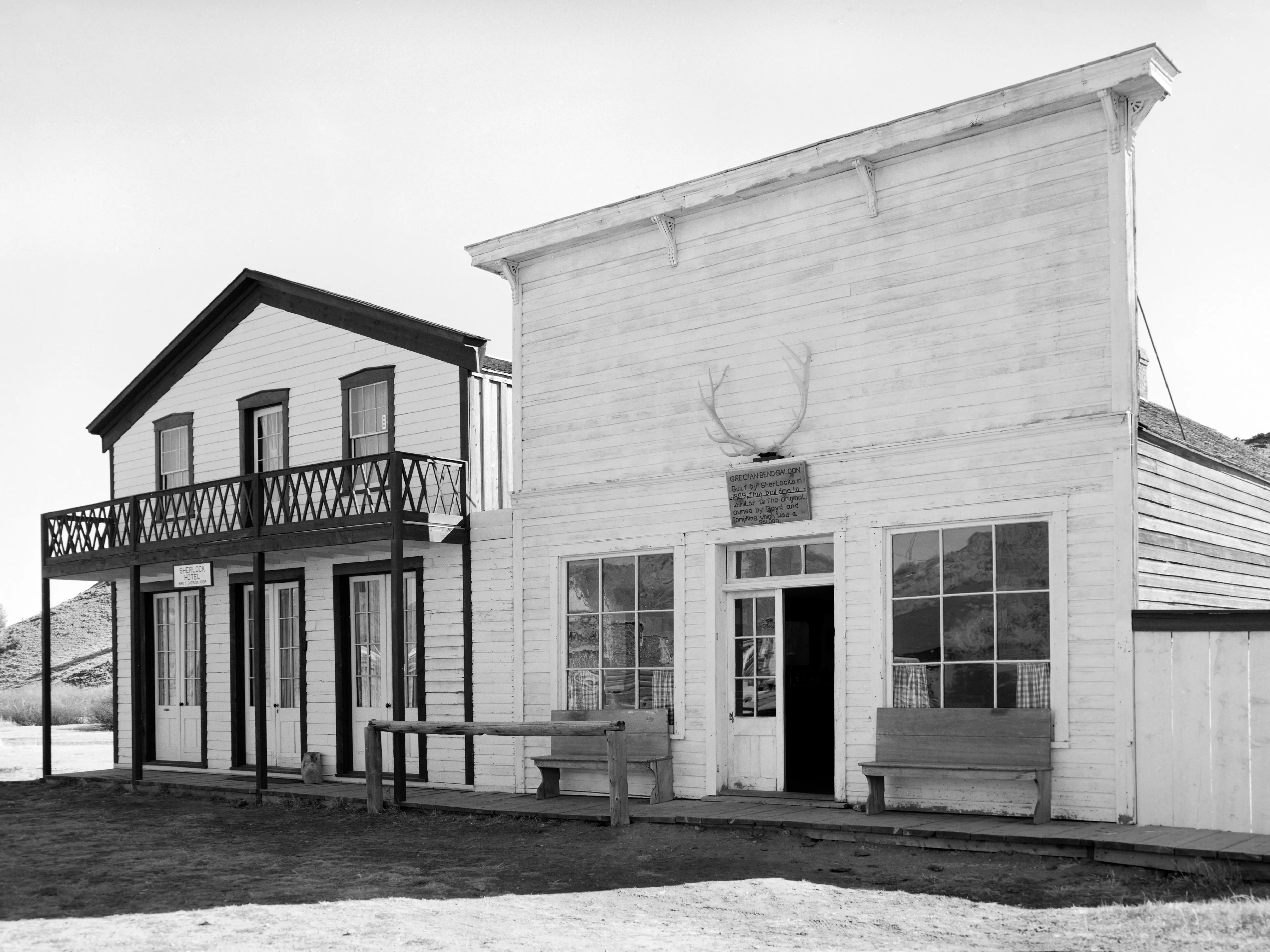 South Pass City, Wyoming, late 1920s.
