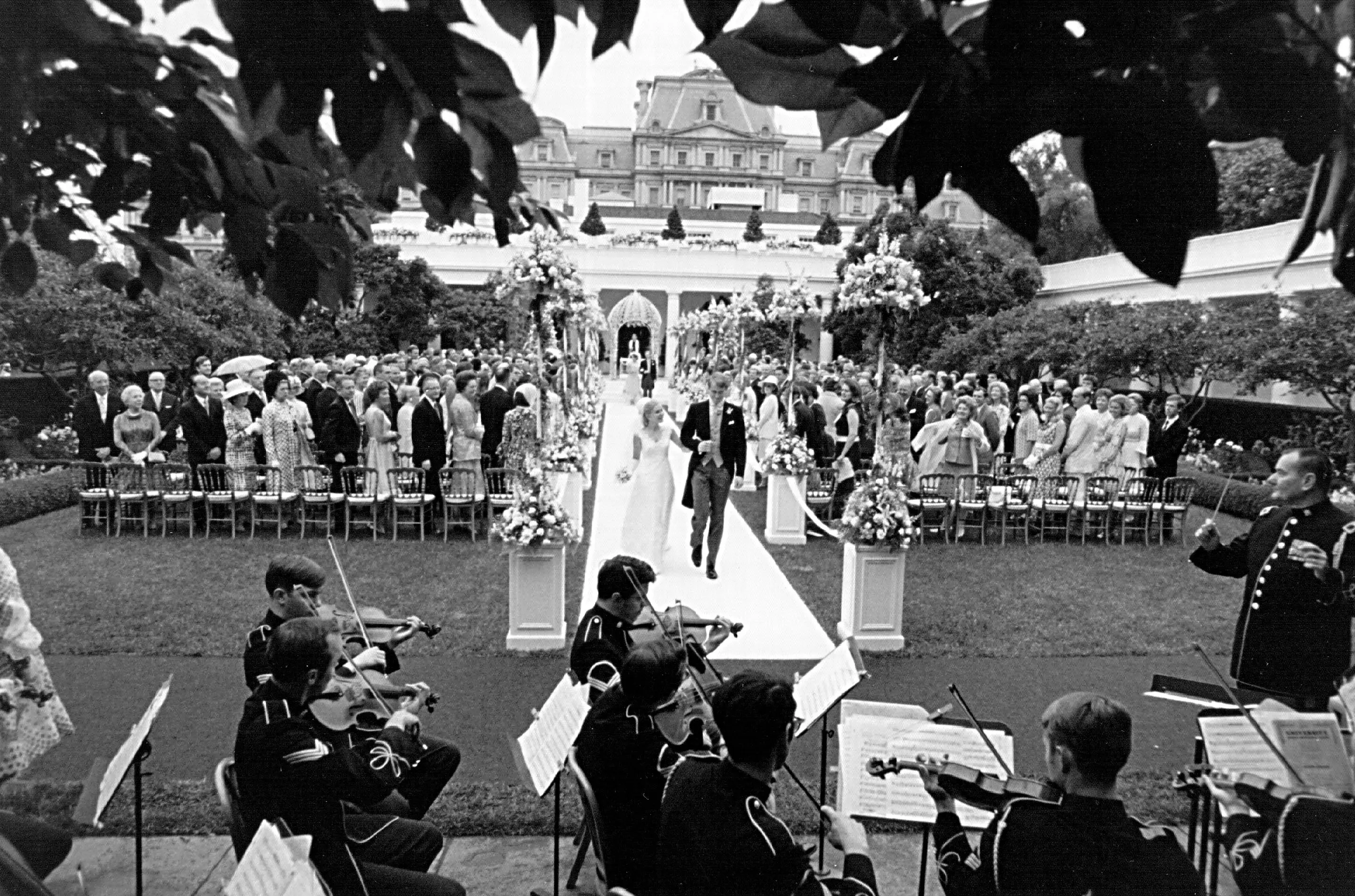 Tricia Nixon and Edward Cox's White House wedding.