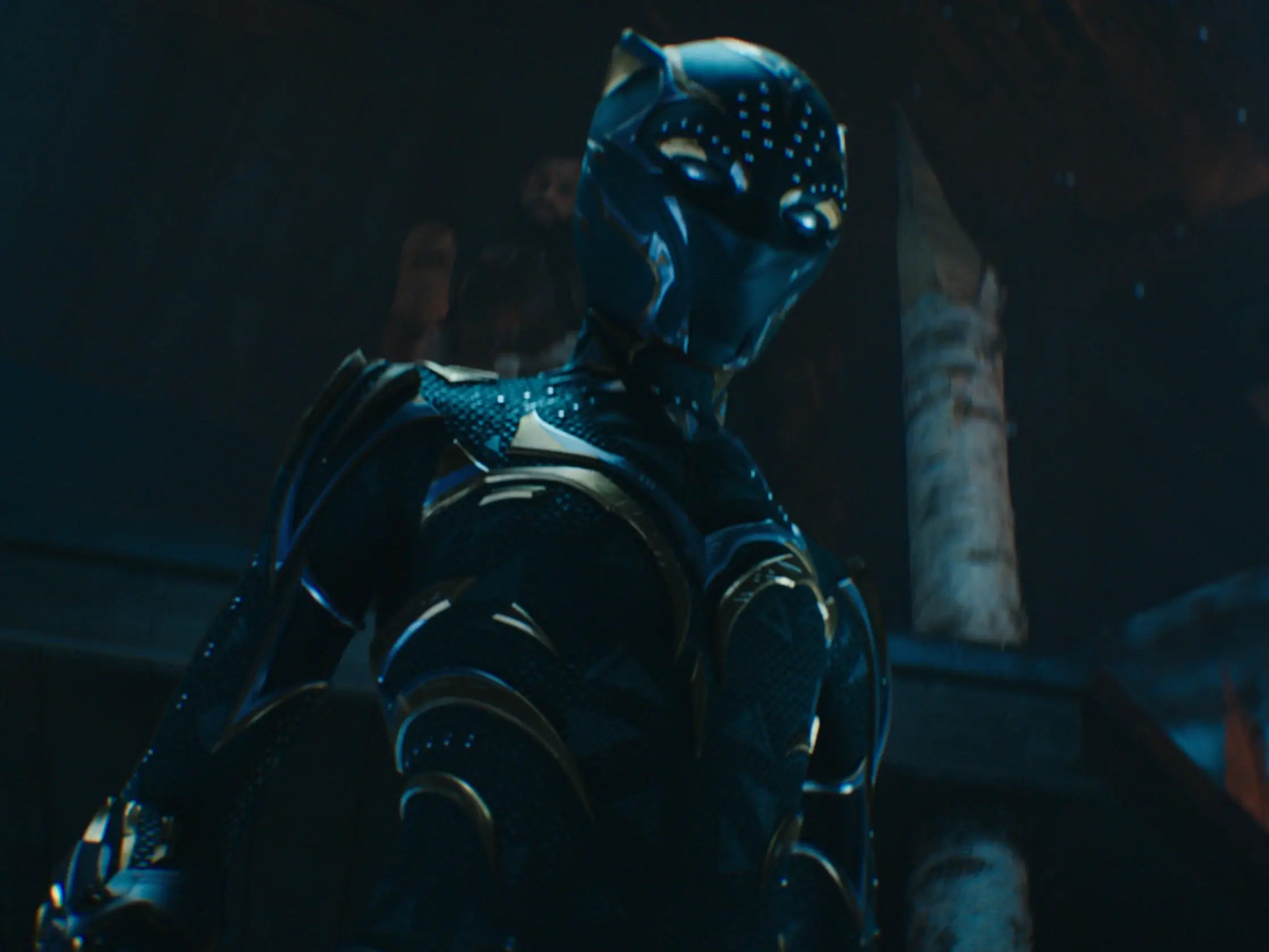 Shuri as the Black Panther in 