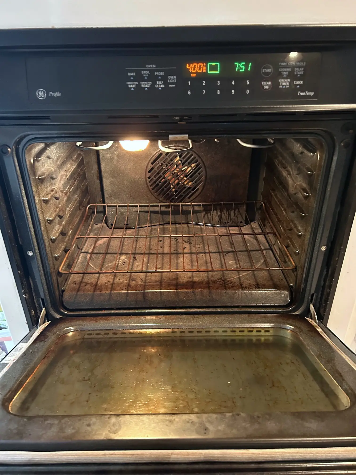 Preparing the oven for Giada De Laurentiis' Bucatini All'Amatriciana pasta