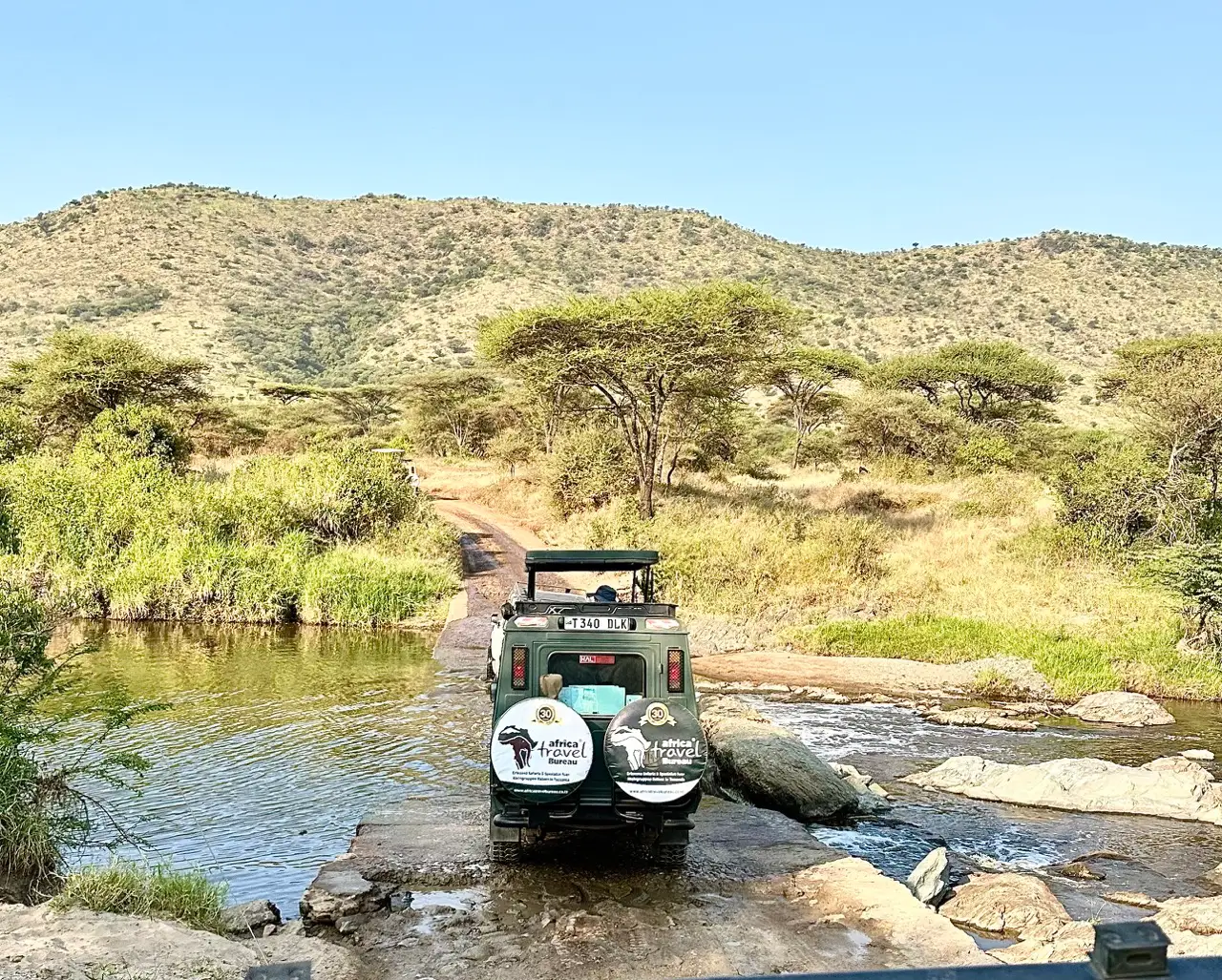 Vehicle in safari land of Africa