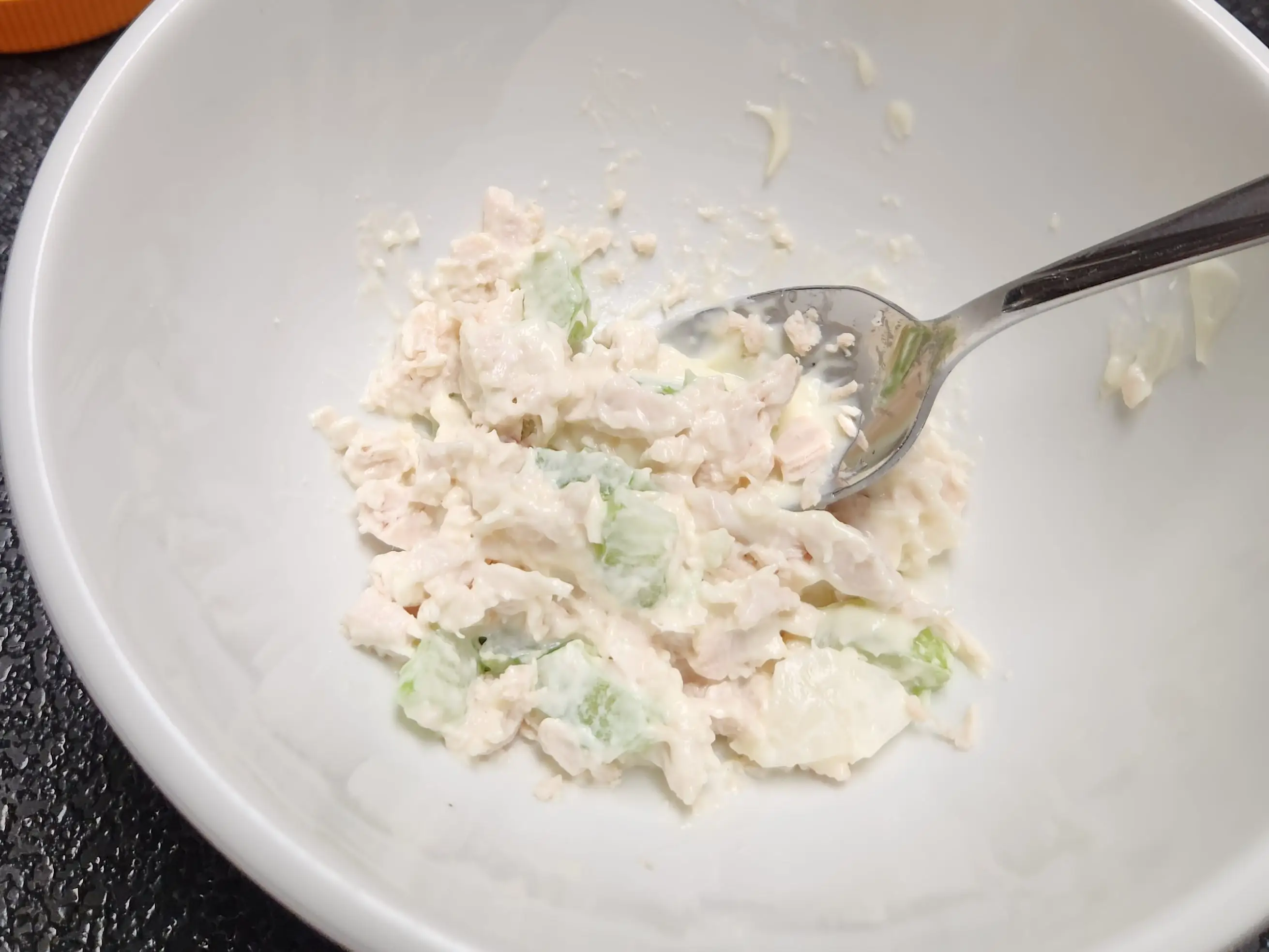 Duke's mayonnaise with chicken salad