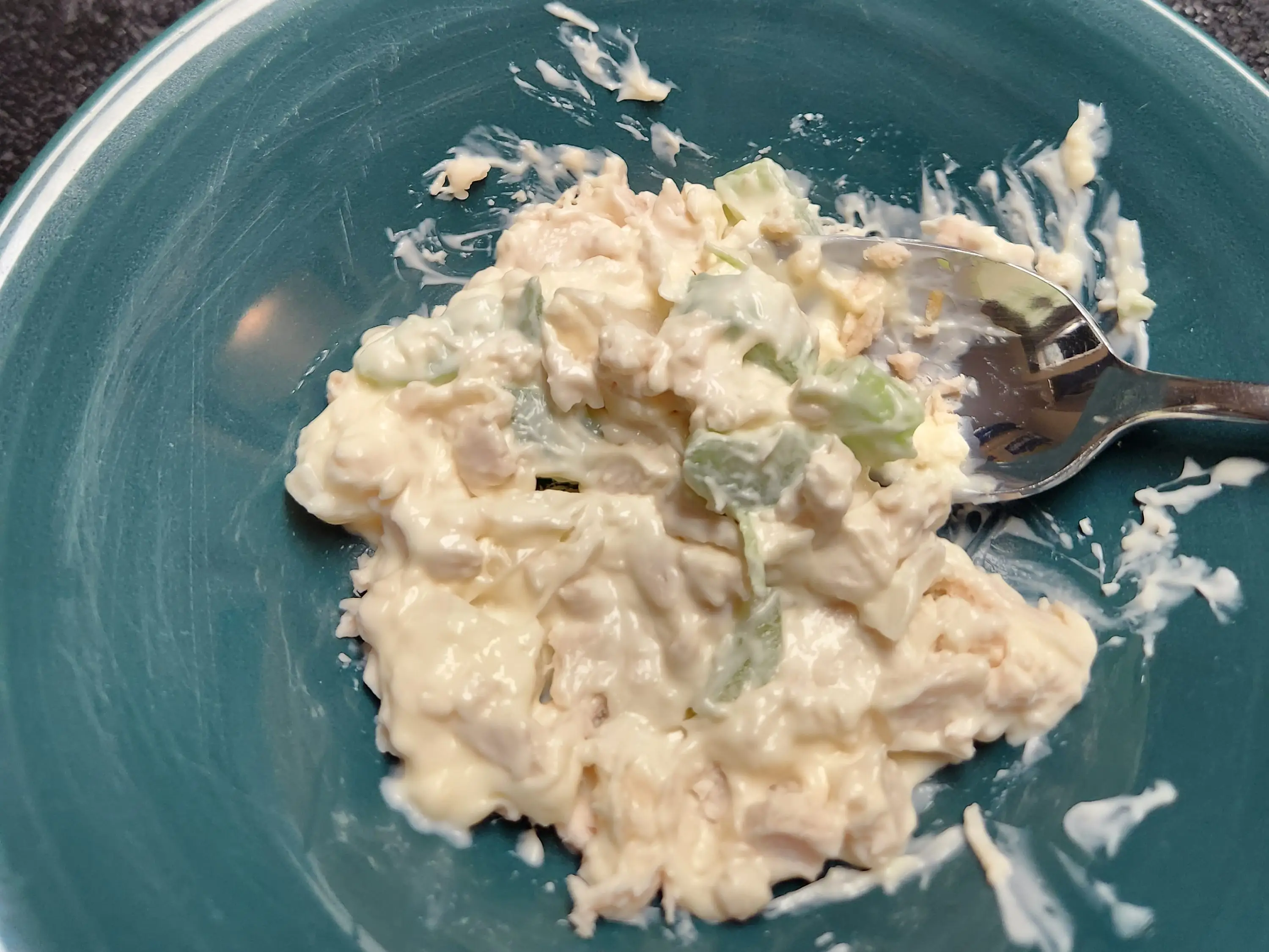 Hellmann's mayonnaise with chicken salad