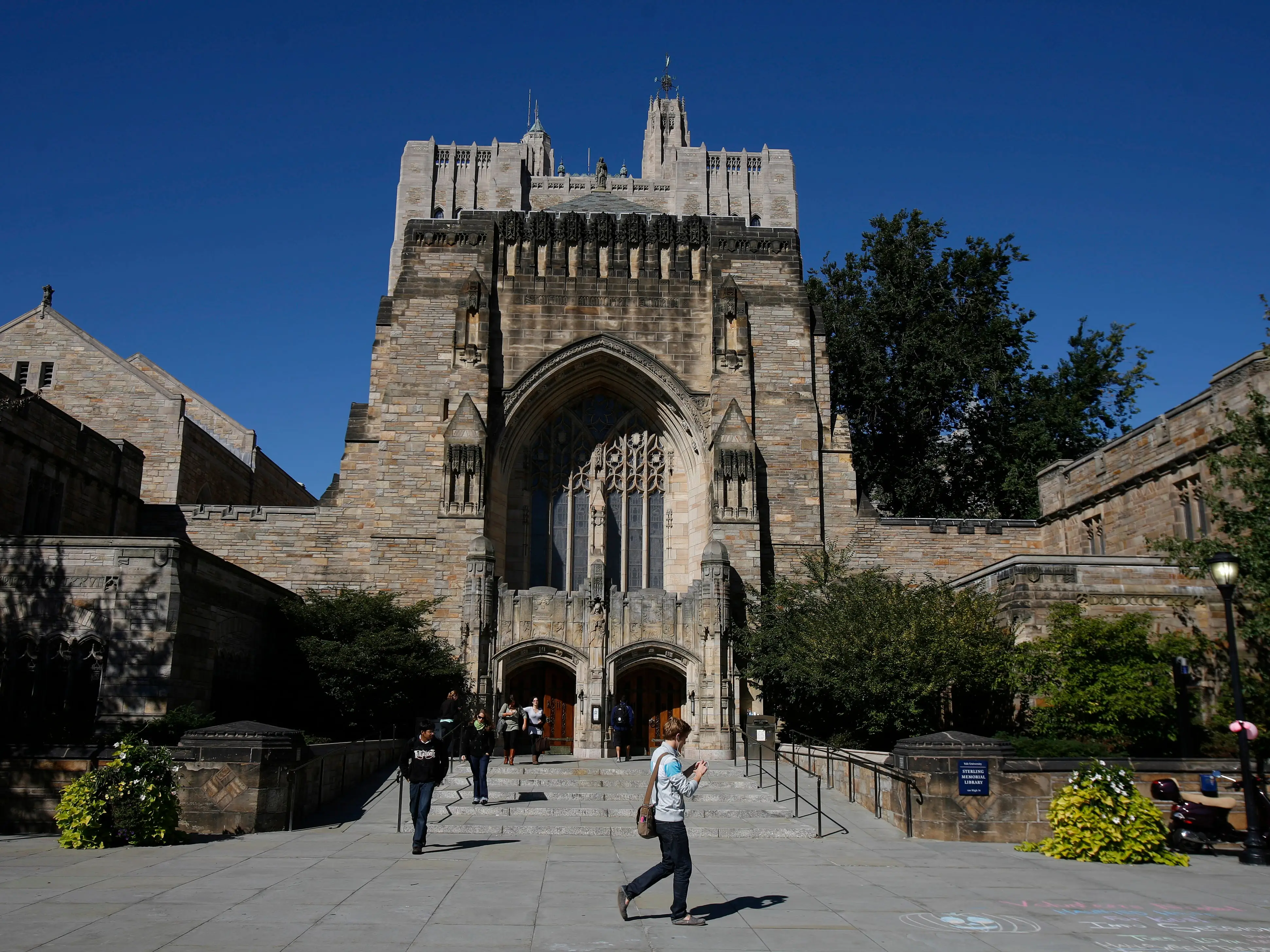 An old building at Yale University.