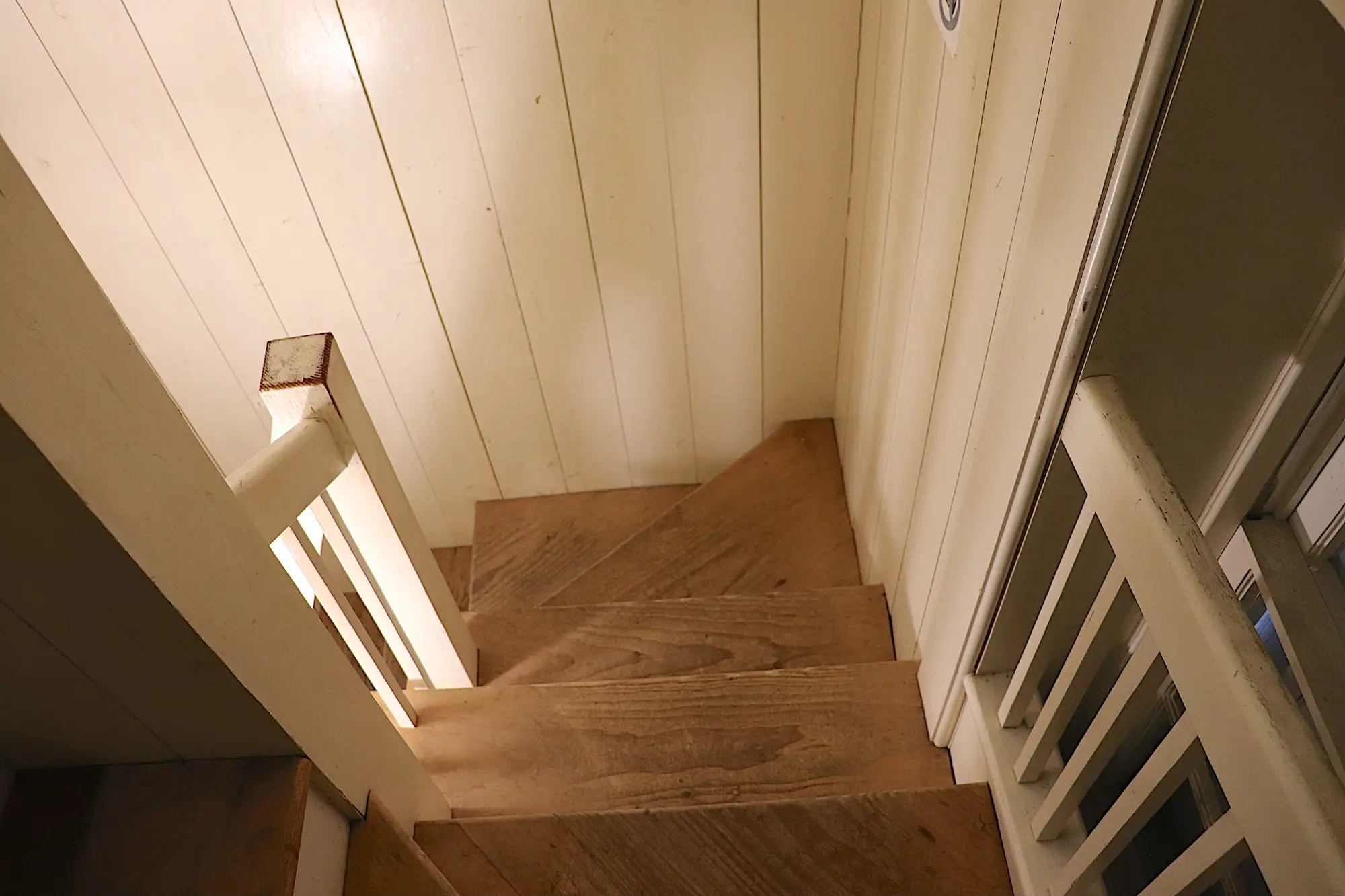 The staff staircase at Hamilton Grange.